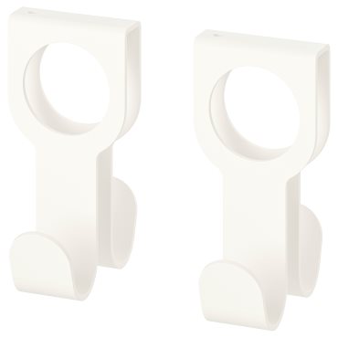 HJALPA, hook for clothes rail, 2 pack, 904.461.48