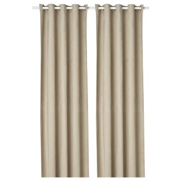 BIRTNA, block-out curtains 145x300 cm, 1 pair, 904.807.74