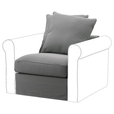 GRÖNLID, cover for 1-seat section, 905.008.71
