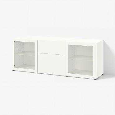 BESTÅ, storage combination with drawers, 180x42x65 cm, 094.126.62