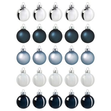 VINTER 2020, decoration bauble/glass , 25 pack 3.5 cm, 104.751.68