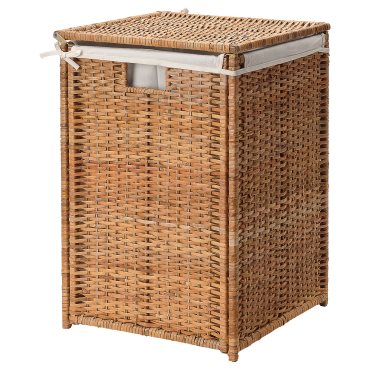 BRANÄS, laundry basket with lining, 80 l, 202.147.31