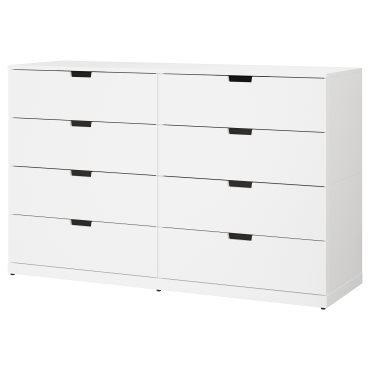 NORDLI, συρταριέρα με 8 συρτάρια, 160X99 cm, 292.395.05