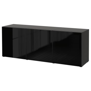 BESTÅ, storage combination with doors, 180x42x65 cm, 293.250.70