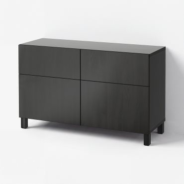 BESTÅ, storage combination with doors/drawers push-open, 120x42x74 cm, 294.125.81