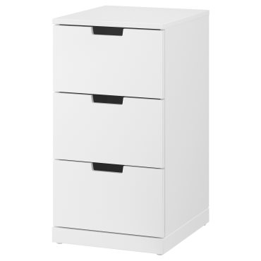 NORDLI, chest of 3 drawers, 40x76 cm, 392.398.35