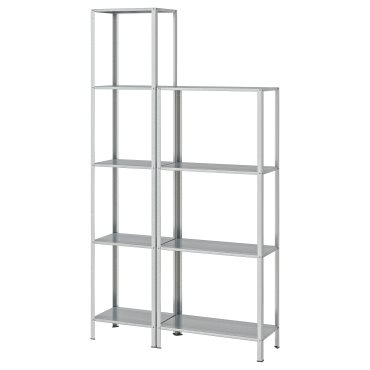 HYLLIS, shelving unit in/outdoor, 100x27x140-183 cm, 394.015.58