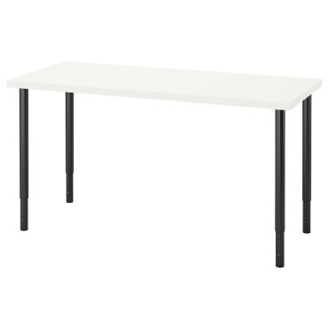 LAGKAPTEN/OLOV, desk, 140x60 cm, 394.171.68