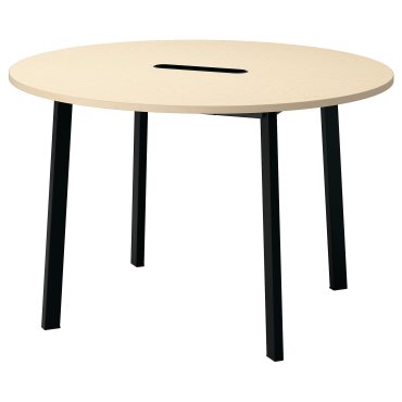 MITTZON, conference table/round, 120x75 cm, 395.304.28