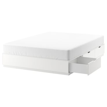 NORDLI, bed with storage, 140x200 cm, 403.498.47