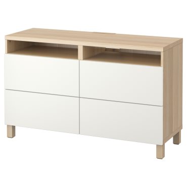 BESTÅ, TV bench with drawers, 120x40x74 cm, 491.939.50