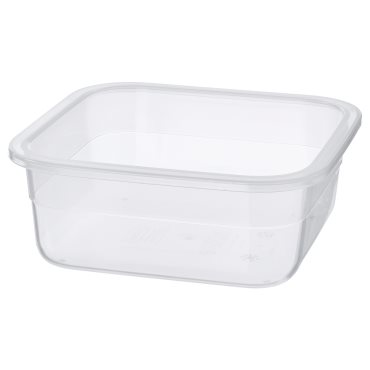 IKEA 365+, δοχείο αποθήκευσης τροφίμων τετράγωνο/πλαστικό, 750 ml, 503.591.76