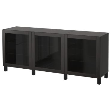 BESTÅ, σύνθεση αποθήκευσης με πόρτες, 180x42x74 cm, 591.399.10