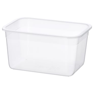 IKEA 365+, δοχείο αποθήκευσης τροφίμων ορθογώνιο/πλαστικό, 2.0 l, 603.591.52