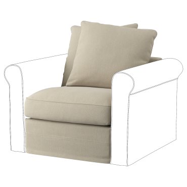 GRÖNLID, cover for 1-seat section, 605.008.82