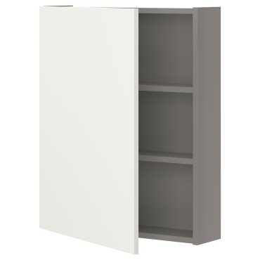 ENHET, ντουλάπι τοίχου με 2 ράφια/πόρτα, 693.236.58