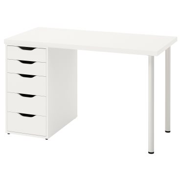 LAGKAPTEN/ALEX, desk, 120x60 cm, 694.168.17