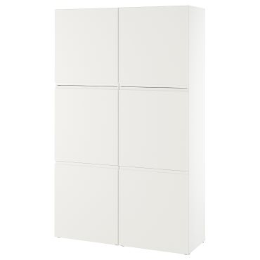 BESTÅ, storage combination with doors, 120x42x193 cm, 694.216.87
