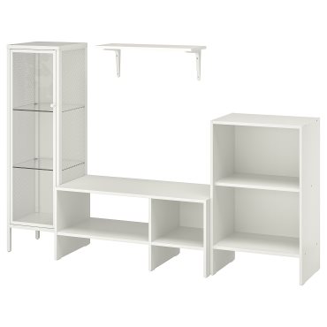 BAGGEBO, TV storage combination, 174x35x116 cm, 694.436.51