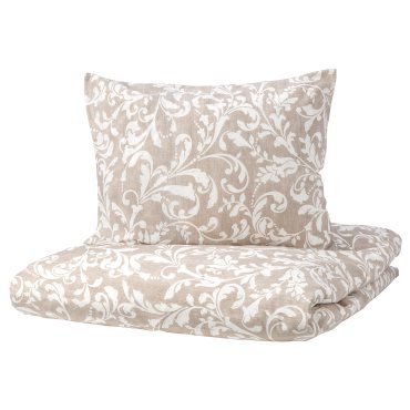 VÅRBRÄCKA, quilt cover and 2 pillowcases, 240x220/50x60 cm, 704.126.01