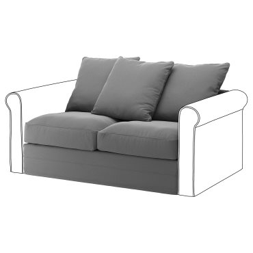 GRÖNLID, cover for 2-seat section, 705.010.94