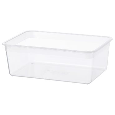 IKEA 365+, food container large rectangular/plastic, 5.2 l, 803.930.65