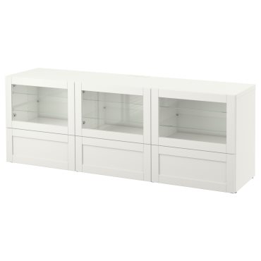 BESTÅ, έπιπλο TV με πόρτες και συρτάρια, 180x40x64 cm, 891.942.88