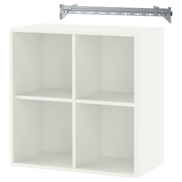 EKET, wall-mounted shelving unit with 4 compartments, 892.858.20