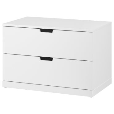 NORDLI, chest of 2 drawers, 80x54 cm, 992.394.94