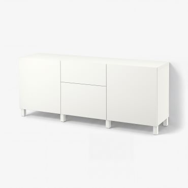 BESTÅ, storage combination with drawers push open, 180x42x74 cm, 994.126.86