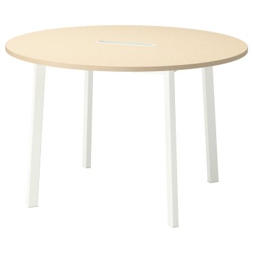 MITTZON, conference table/round, 120x75 cm, 995.139.30