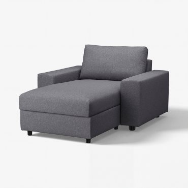 VIMLE, chaise longue with wide armrests, 194.091.45