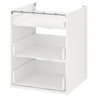 ENHET, base cabinet with 3 drawers, 60x60x75 cm, 204.404.18