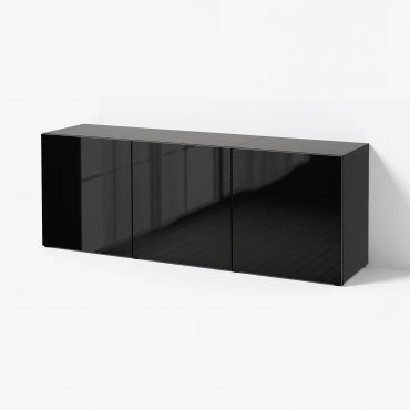 BESTÅ, storage combination with doors, 180x42x65 cm, 293.249.85