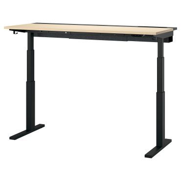 MITTZON, desk sit/stand/electric, 160x60 cm, 295.291.66