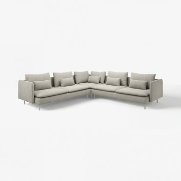 SÖDERHAMN, corner sofa, 6-seat, 393.058.92
