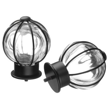 BLÅST, finials, 1 pair, 402.172.48