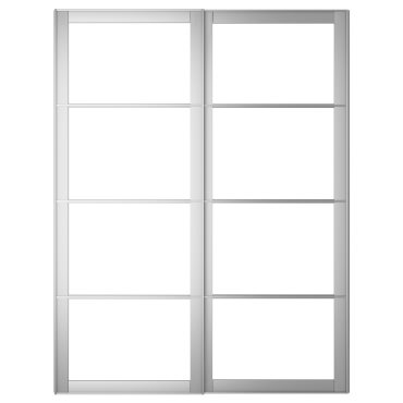 PAX, pair of sliding door frames w rail, 402.224.19