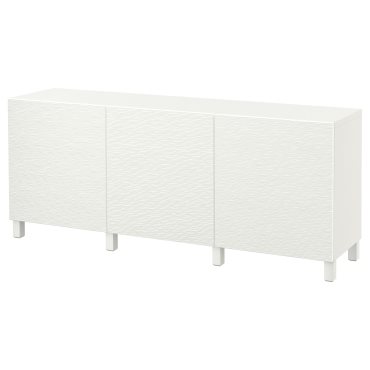 BESTÅ, σύνθεση αποθήκευσης με πόρτες, 180x42x74 cm, 491.398.97