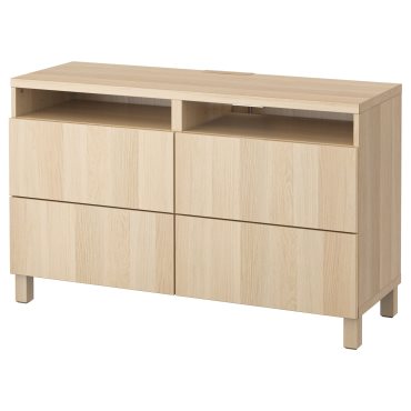 BESTÅ, έπιπλο TV με συρτάρια, 120x40x74 cm, 491.939.31