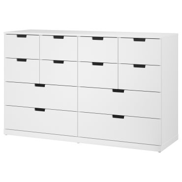 NORDLI, συρταριέρα με 12 συρτάρια, 160X99 cm, 592.394.91