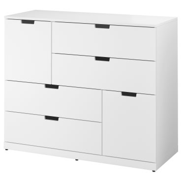 NORDLI, συρταριέρα με 6 συρτάρια, 120X99 cm, 692.766.33