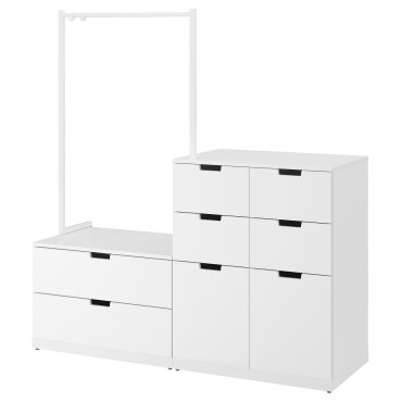 NORDLI, chest of 8 drawers, 160x169 cm, 692.953.49