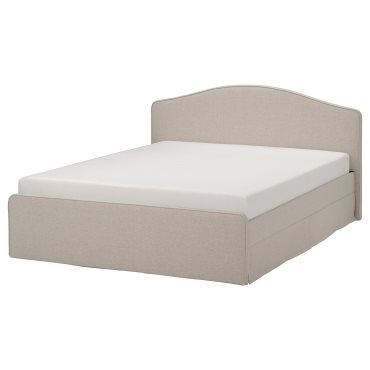 RAMNEFJALL, upholstered bed frame, 160x200 cm, 695.527.44