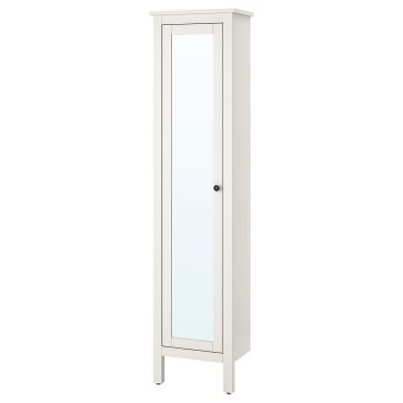 HEMNES, ψηλό ντουλάπι με πόρτα καθρέφτη, 702.176.85