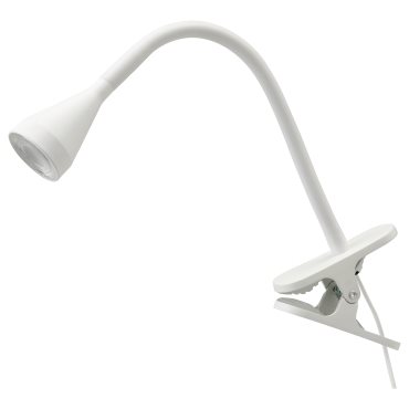NÄVLINGE, clamp spotlight with built-in LED light source, 704.498.88