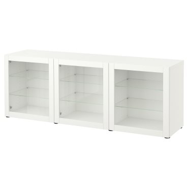 BESTÅ, σύνθεση αποθήκευσης με πόρτες, 180x42x65 cm, 793.250.39
