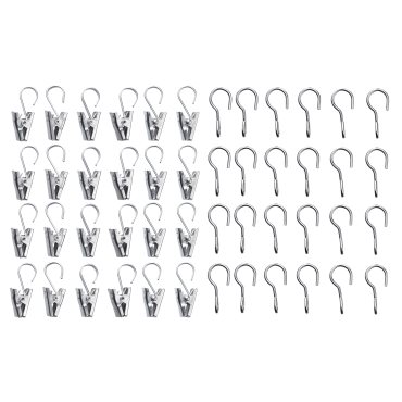 RIKTIG, curtain hook with clip, 802.122.01