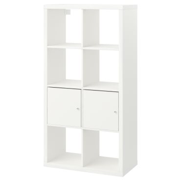 KALLAX, shelving unit with doors, 990.171.86