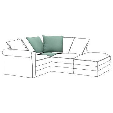 GRÖNLID, cover for corner section, 003.970.48